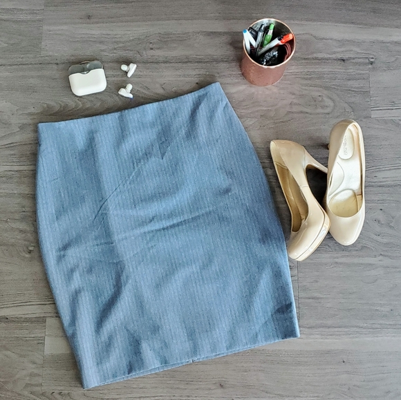 Express Dresses & Skirts - NWT Express High Waisted Pencil Skirt - Blue